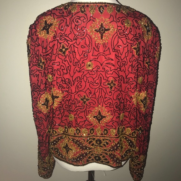 Vintage rad beaded jackets - Picture 6 of 6